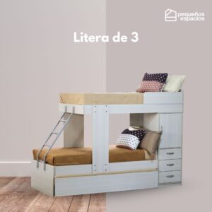 Litera 3 camas individuales