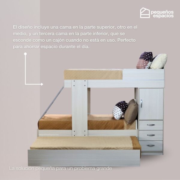 Litera 3 camas individuales - Image 2